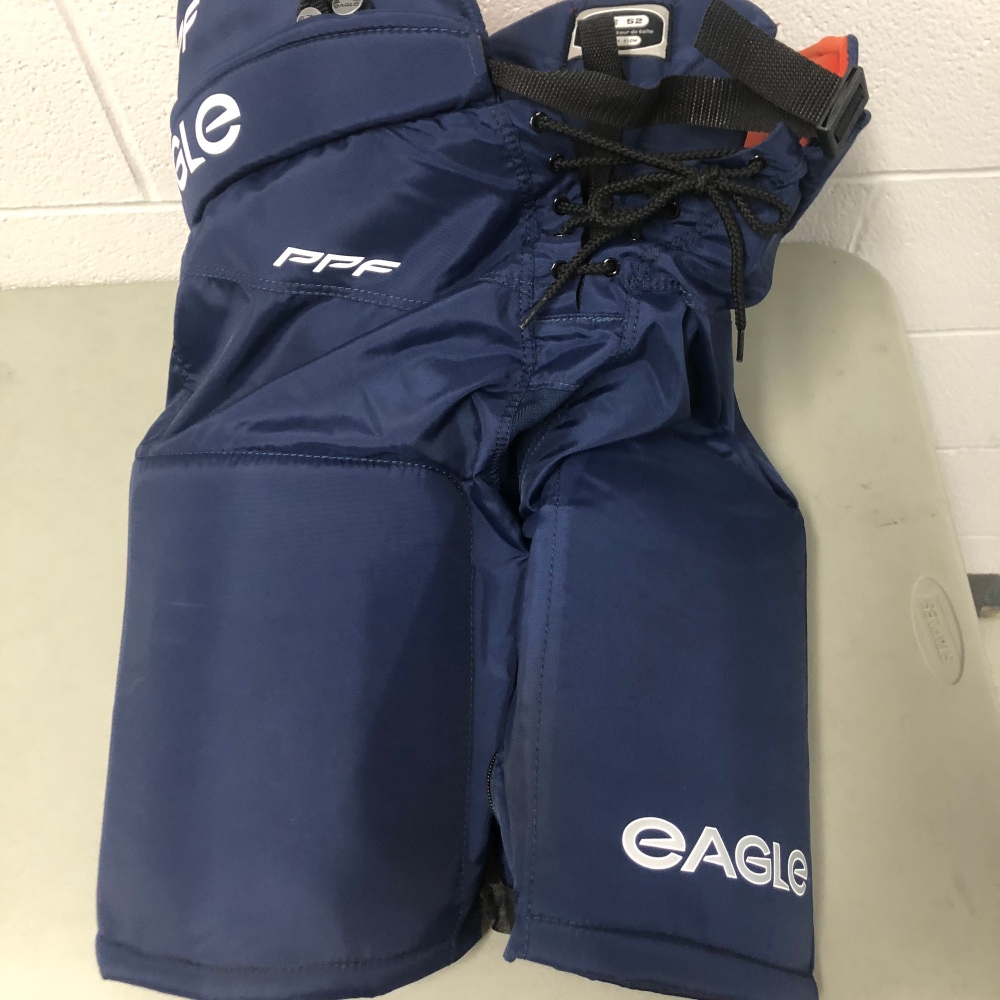 NEW Eagle senior size 52 blue hockey pants