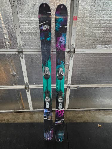 Women's K2 159 cm All Mountain Missbehaved Skis With Bindings Max Din 10