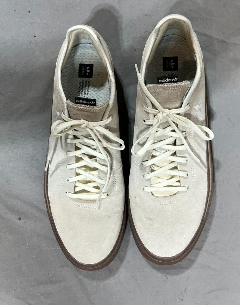 adidas originals sabalo sneakers in off white suede