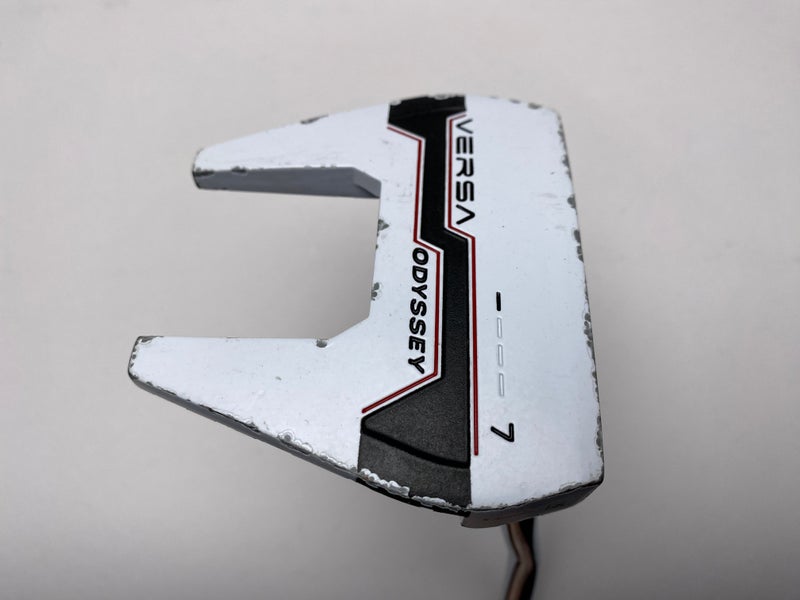 Odyssey Versa #7 White Black White Putter 33" SuperStroke Fatso 5.0 Mens RH