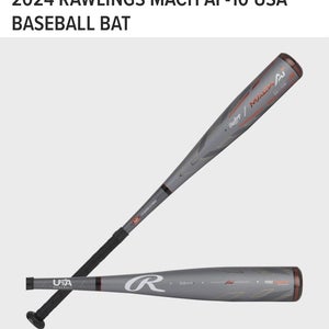 New Rawlings Mach AI USA Baseball 29/19 Baseball Bat