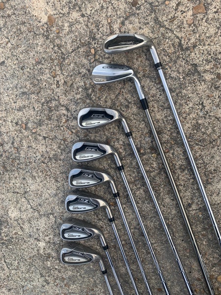 Used Men's Cobra SZ Right Handed Iron Set (4i - SW, Stiff Flex)