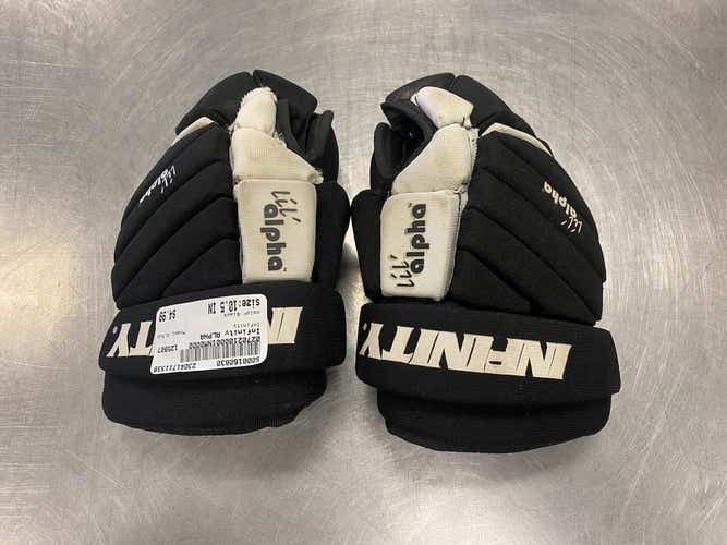 Used Infinity Alpha 10 1 2" Hockey Gloves