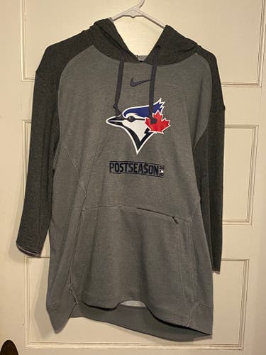 Toronto Blue Jays Nike 2020 Authentic Collection 3/4-Sleeve Pullover - Men's L
