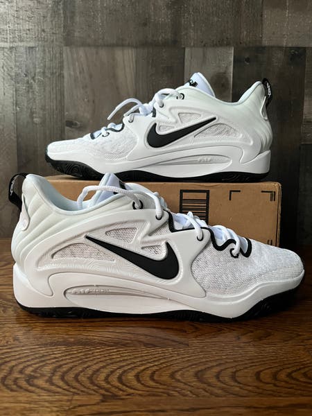 Nike KD 15 TB Promo White Black Basketball Shoes DX6648-100  display picture 2