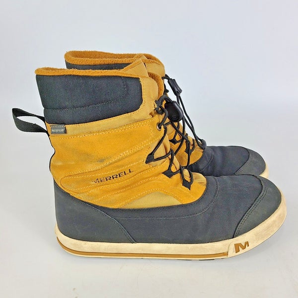 Merrell Snow Bank Youth Size: 6M Waterproof Brown Leather Winter Boots