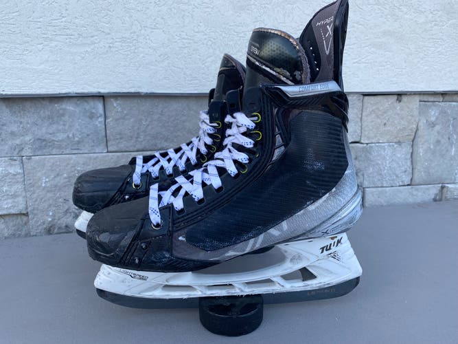 Bauer Vapor HyperLite Mens Pro Stock Size 10 Hockey Skates MIC 5113