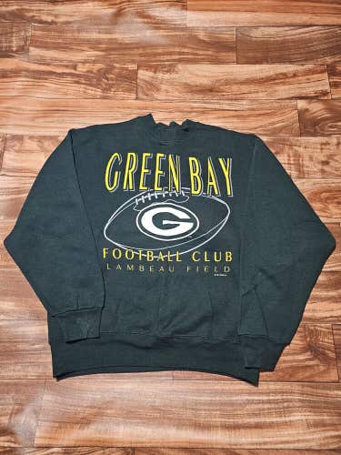 Vintage Green Bay Packers NFL Sports 1993 Football Club Sweatshirt Size Large