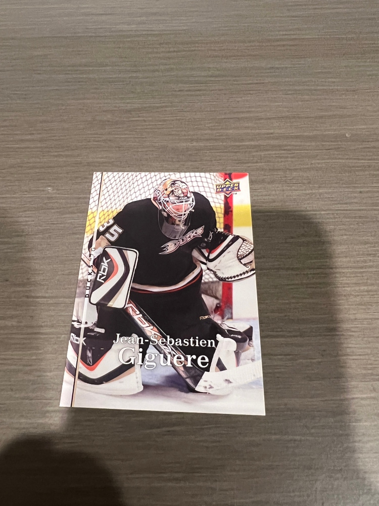 Upper Deck JS Giguere Anaheim Ducks Hockey Card