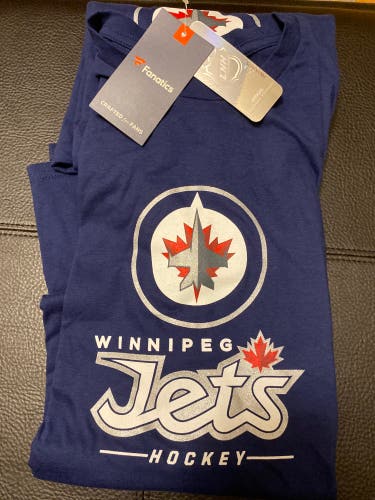 2-Pack NEW Winnipeg Jets Fanatics Men’s Large T-Shirts