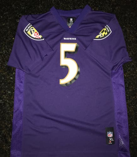 Baltimore Ravens Jersey - Joe Flacco, #5 (Youth XL)