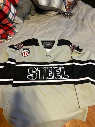 USHL Chicago Steel Gray Jersey