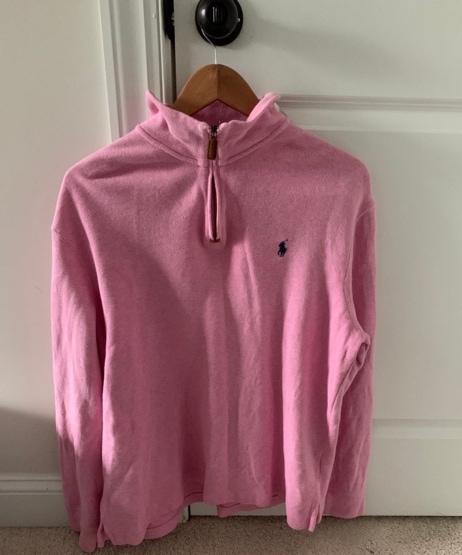 Polo zip up sweater men’s large (must go)