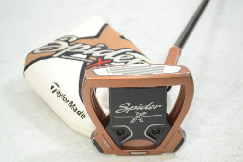 TaylorMade Spider X Copper 34" Putter Right KBS CT Tour Steel # 165373