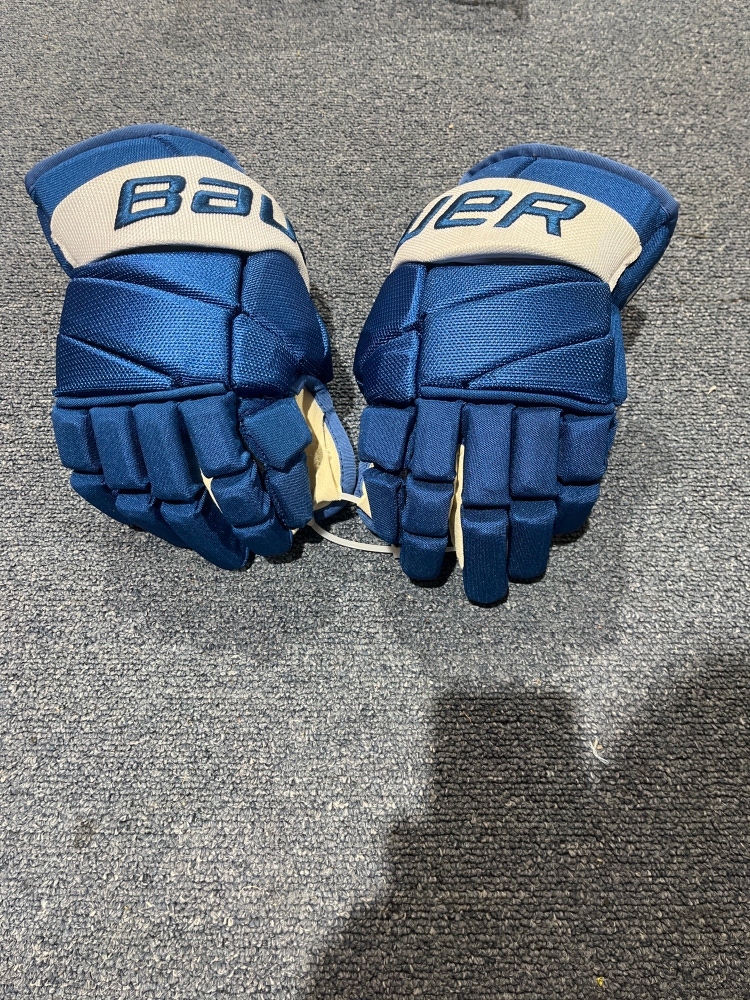 New Blue Colorado Avalanche Bauer Vapor 2X PRO Pro Stock Gloves Newhook 13”