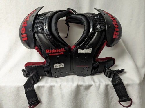 Riddell Z-Mate Youth Football Shoulder Pads Size Youth XS Color Black Condition