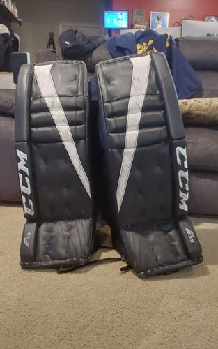 Used 34" CCM Extreme Flex E3.9 Goalie Leg Pads