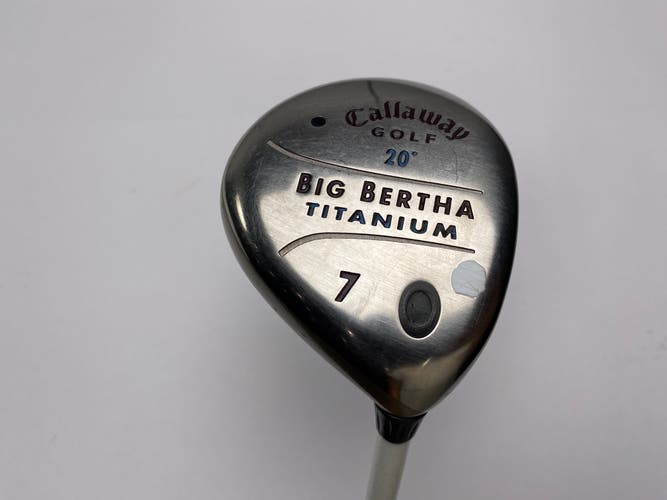 Callaway Big Bertha 7 Fairway Wood 20* Big Bertha Gems 55 Ladies Graphite RH