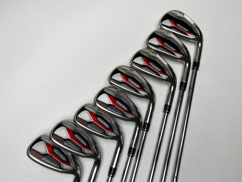 Taylormade Aeroburner HL Iron Set 4-PW+AW Regular Steel Mens RH