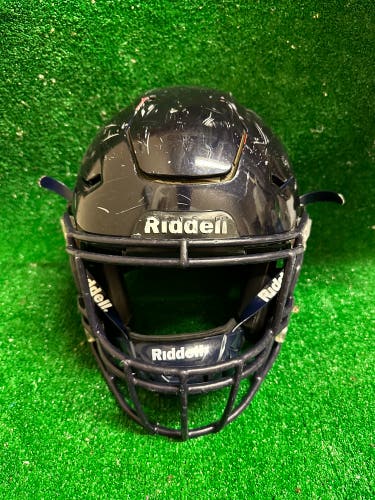 Adult Large - Riddell Speedflex Football Helmet - Navy Blue