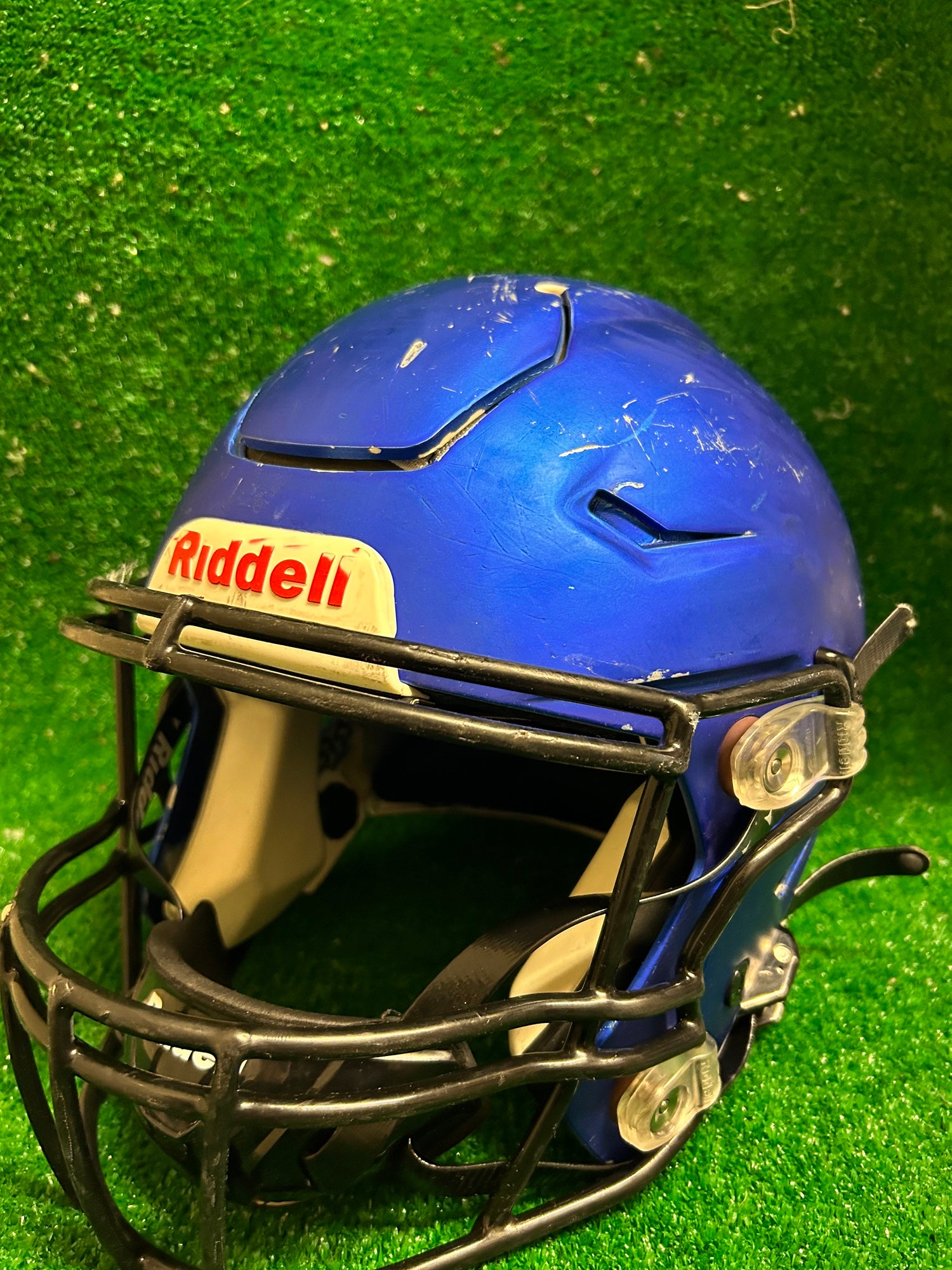 dark blue football helmets NXTRND VZR1 Visor It is not to be used for play Royal Blue Football Navy Blue
