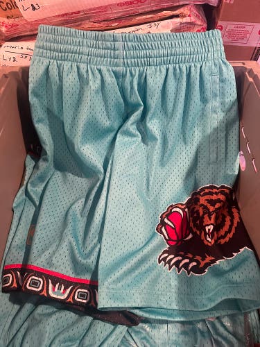 Vancouver Grizzlies NBA Swingman Shorts Teal by Mitchell & Ness-NWT