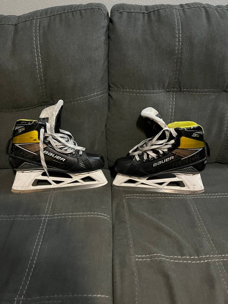Senior Bauer Regular Width Size 7.5 Supreme 3S Hockey Goalie Skates