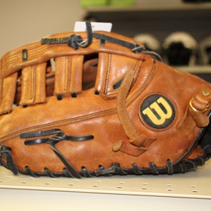 Used Left Hand Throw Wilson First Base Pro Staff Baseball Glove 12.75"