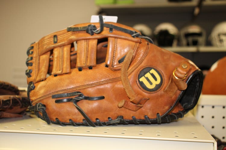 Used Left Hand Throw Wilson First Base Pro Staff Baseball Glove 12.75"