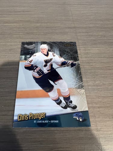 Topps Chris Pronger 1999 St Louis Blues Hockey Card