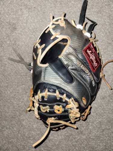 Used 2022 Rawlings Right Hand Throw Catcher's Heart of the Hide Baseball Glove 34"