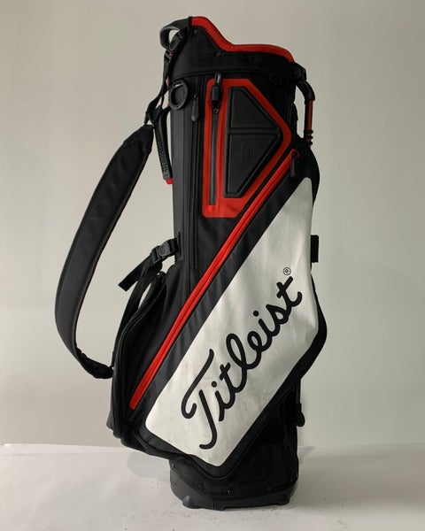 Titleist Players 5 Stand Bag Black 5-Way Divide Single Strap Golf Bag