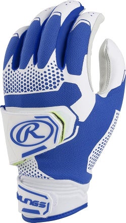 New Rawlings Royal Blue Workhorse Batting Gloves