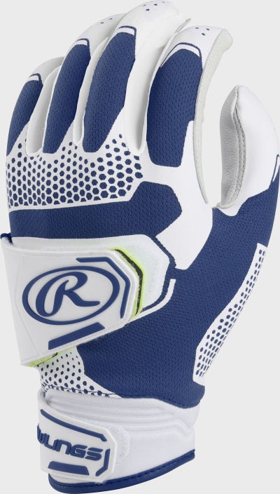 New Rawlings Workhorse Navy Blue Batting Gloves