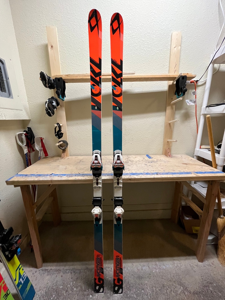 206 R45 M volkl super-g skis with marker xcell 16 bindings