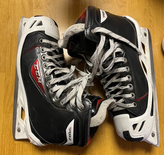 Used CCM Regular Width Size 9 RBZ Hockey Goalie Skates