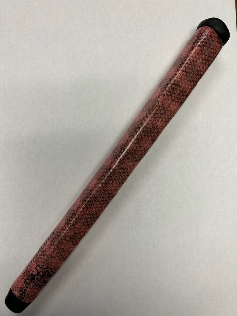 The Grip Master Exotic Snakeskin Print Leather Putter Grip (Pink) NEW