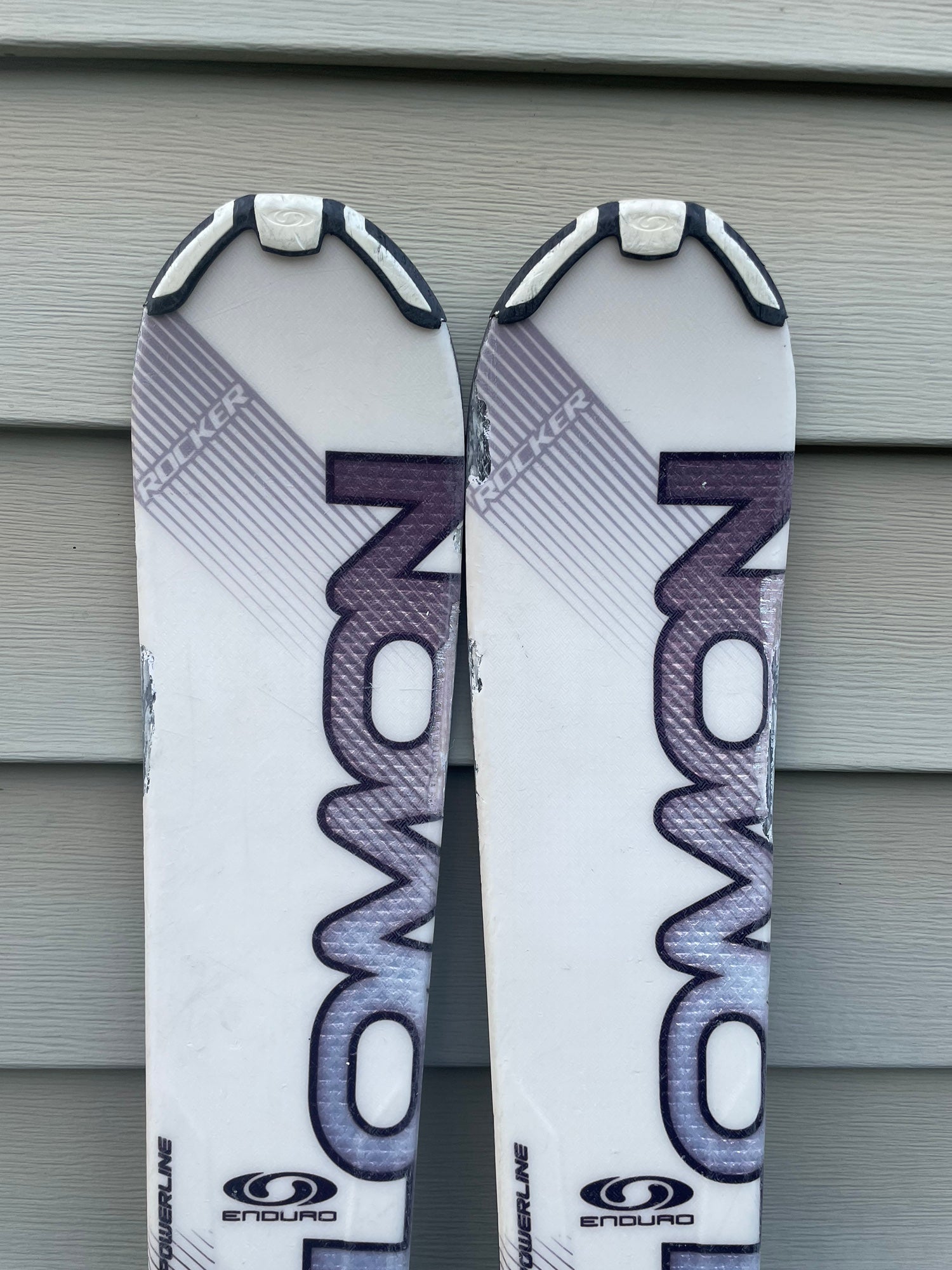 Used Salomon Enduro LX750R 160 cm All Mountain Skis With Bindings