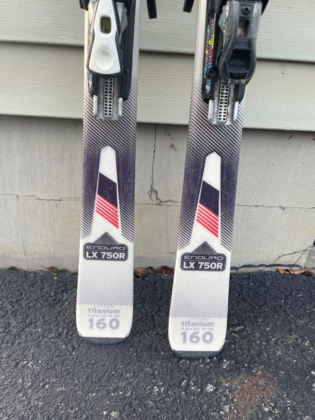 Used Salomon Enduro LX750R 160 cm All Mountain Skis With Bindings