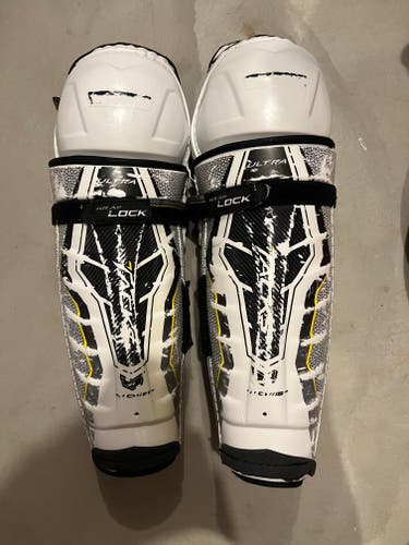 Senior Used CCM Ultra Tacks 16" Shin Pads