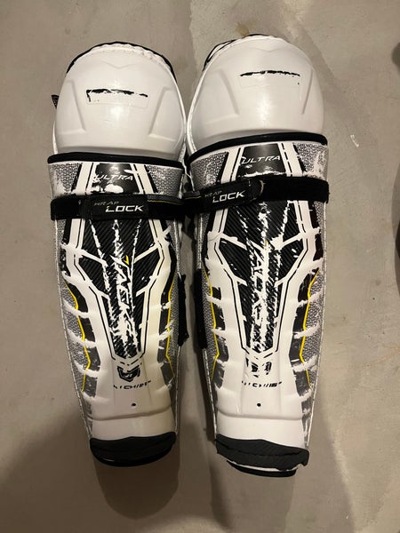 Senior Used CCM Ultra Tacks 16" Shin Pads