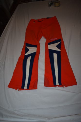 Spyder Junior Cadets Ski Pants, Red/Black/White, Size 18