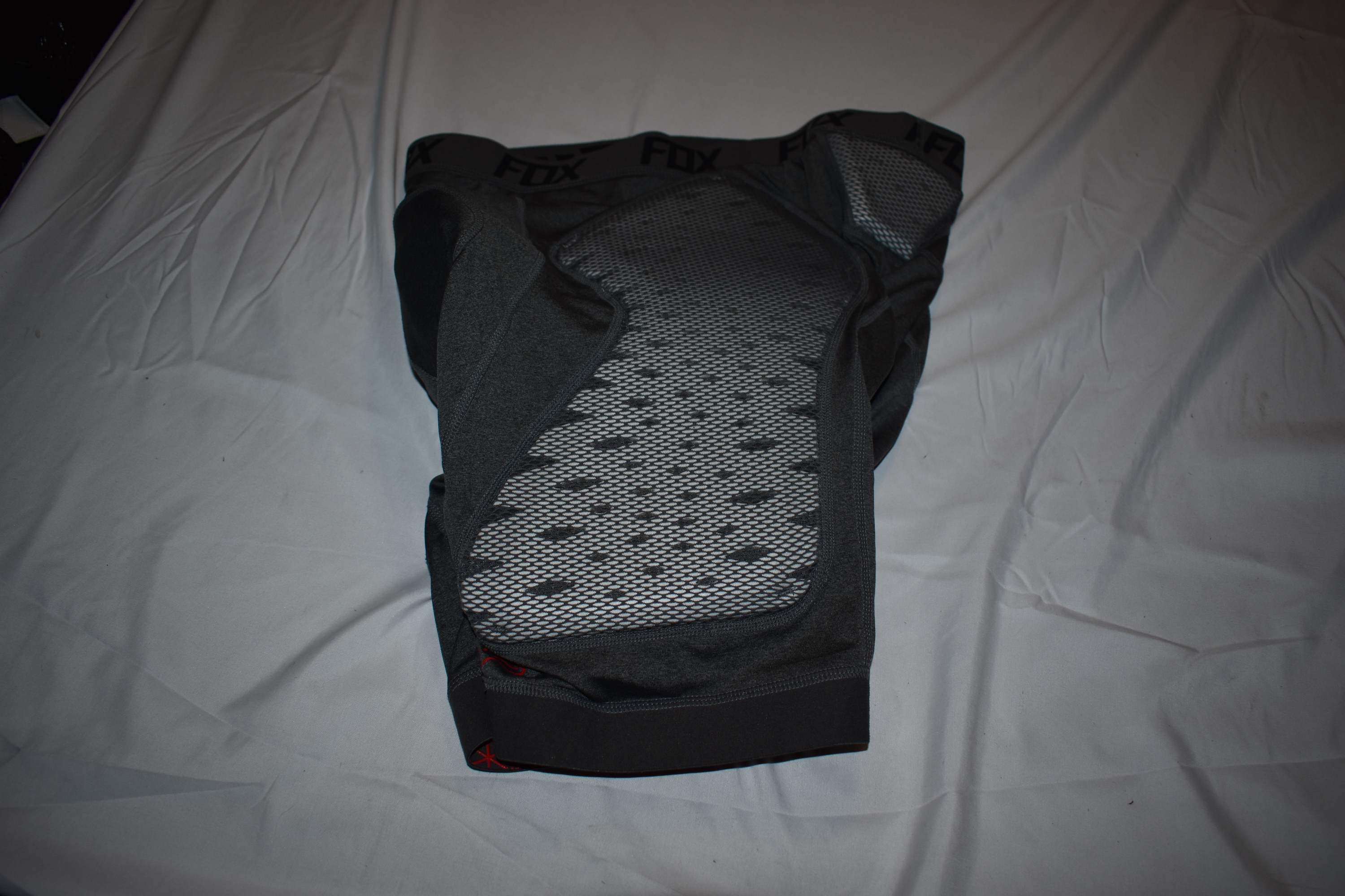 Fox Motocross Protective Compression Padded Base Layer, Gray, Adult XL - Top Condition!