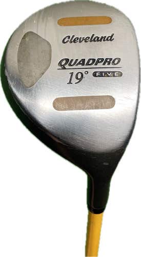 Cleveland Quadpro 19° 5 Wood 65 Gold R Flex Graphite Shaft RH 42.5”L New Grip!