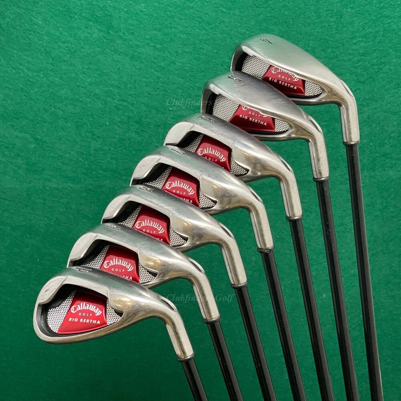 Fer De Golf Callaway Big Bertha 2008 - 8 Fer Graphite HR 36 - Poignée Neuve Undersize - Occasion Femme Droitier
