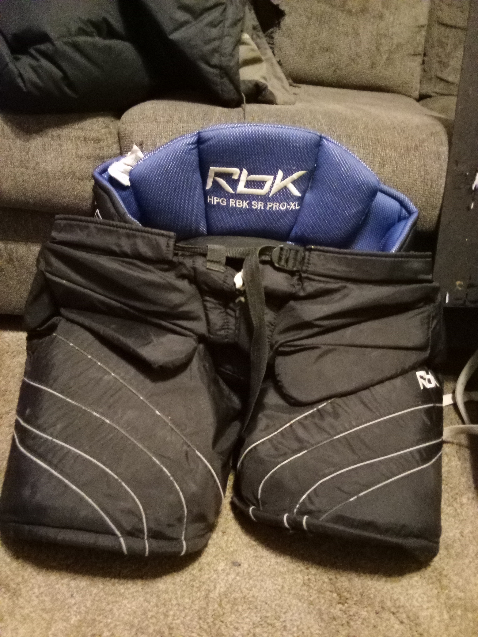 Senior Used XL Adidas Hockey Goalie Pants Pro Stock