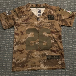 NY Giants Salute To Service Saquon Barkley Jersey. Youth Small. WORN ONCE