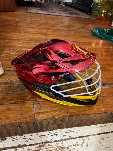 Cascade XRS Lacrosse Helmet - Chrome Red (Retail: $375)