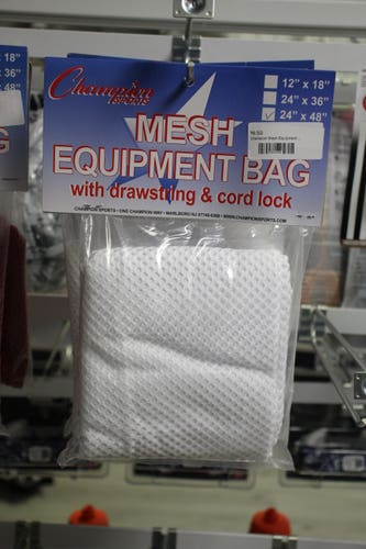 White New Mesh Medium Coach's Equipment Bag