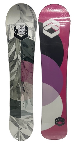 ​FTWO "White Deck" All-MOUNTAIN SNOWBOARD - 145CM/56" LONG